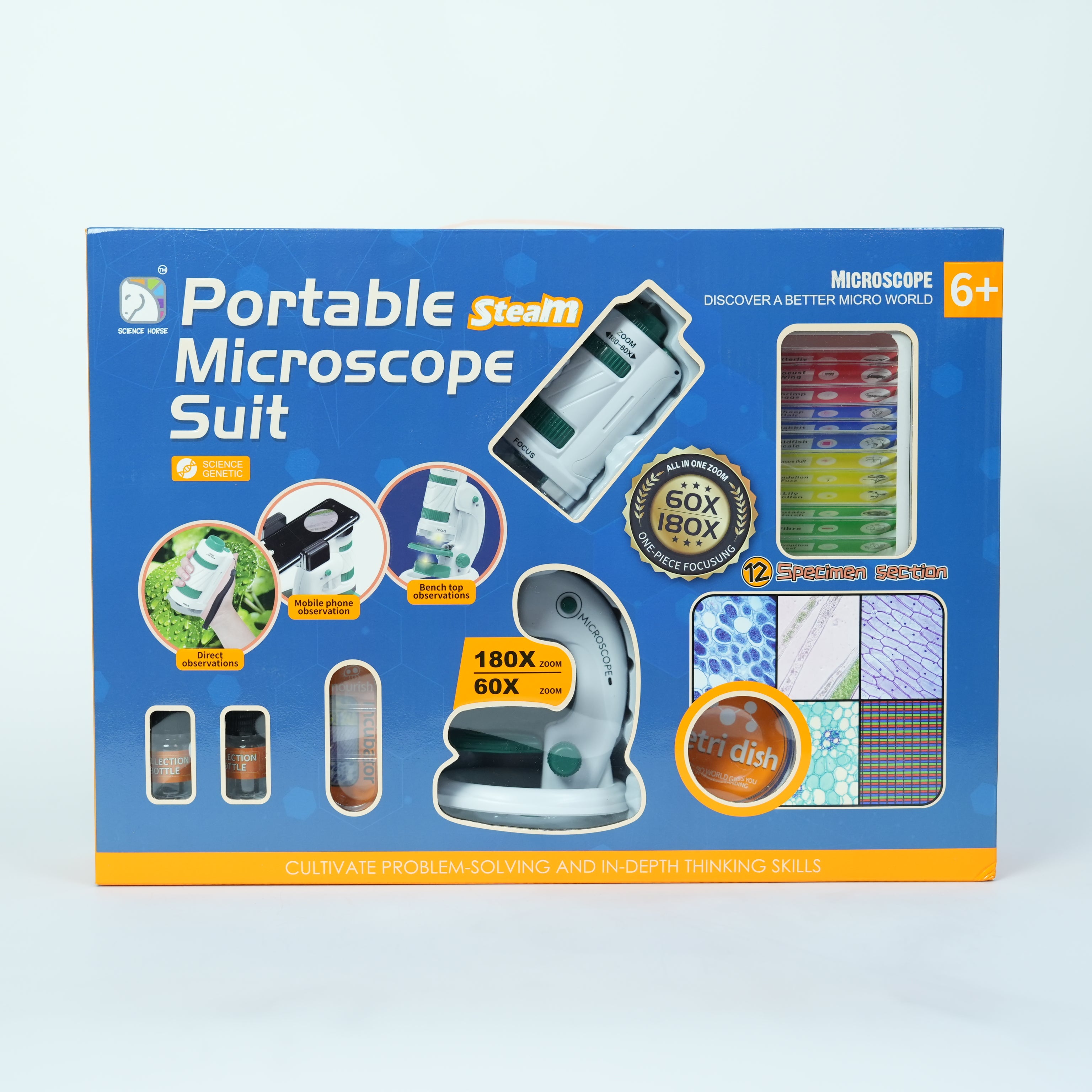 04-Portable Microscope Set Children's Edition