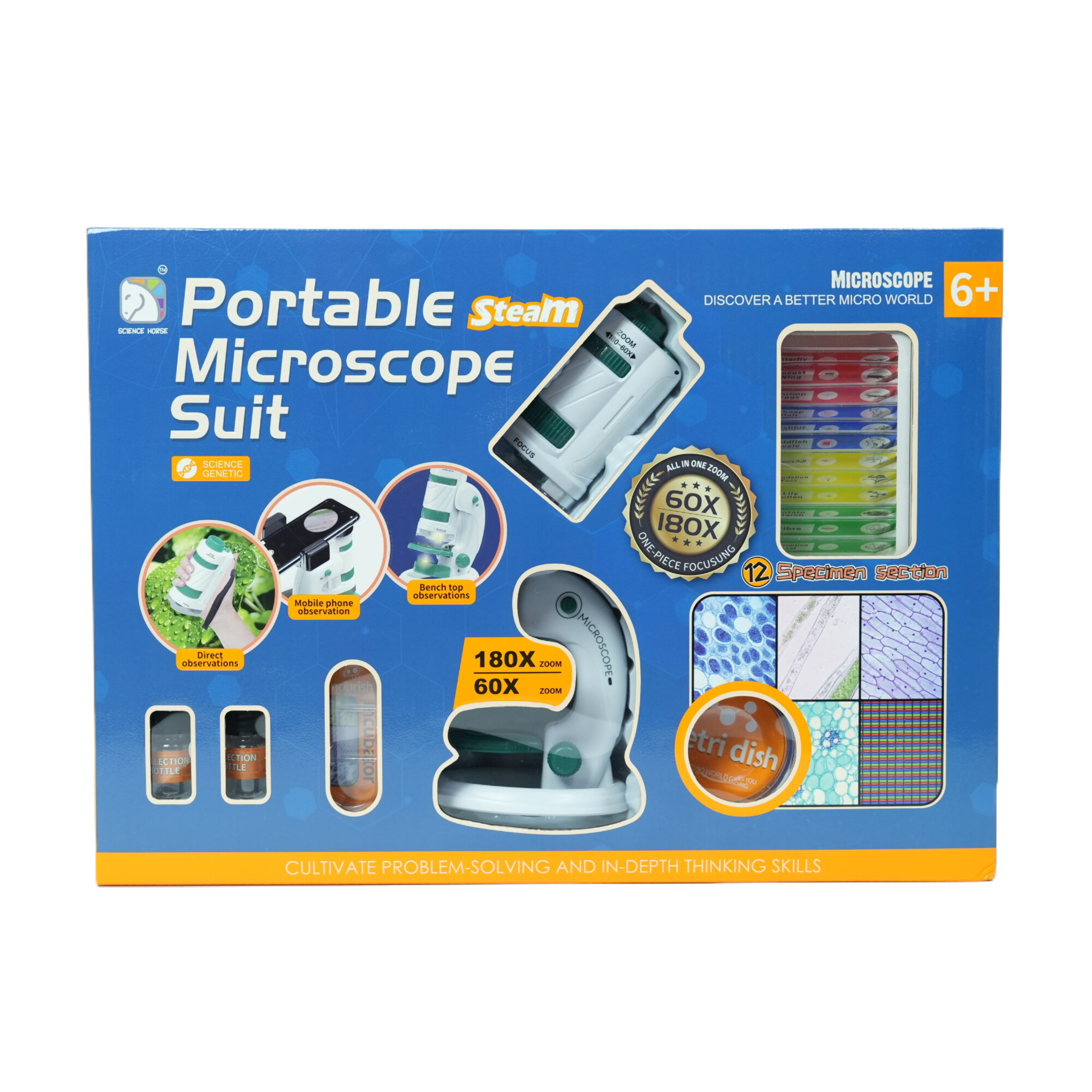 04-Portable Microscope Set Children's Edition