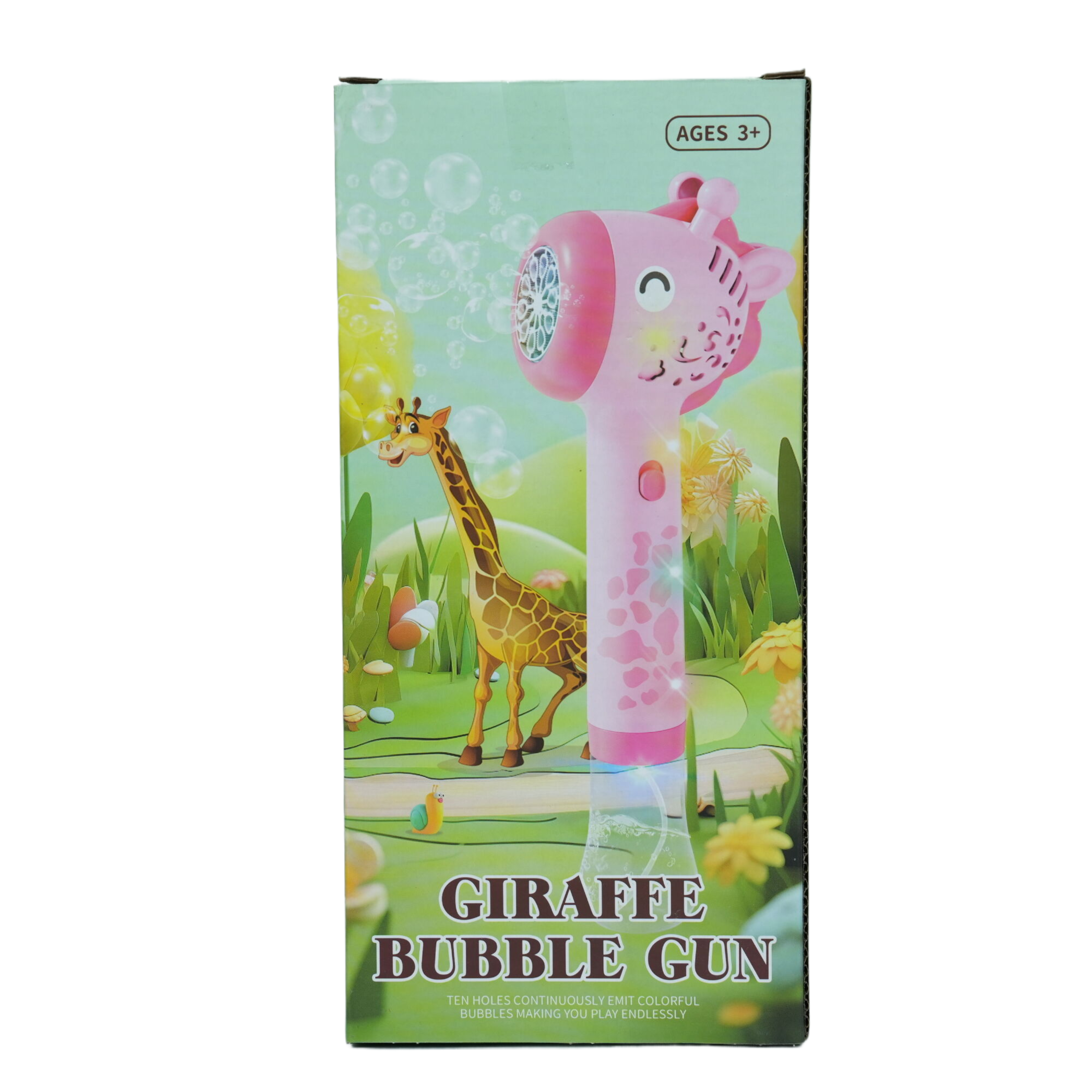 16- Giraffe Bubble Machine