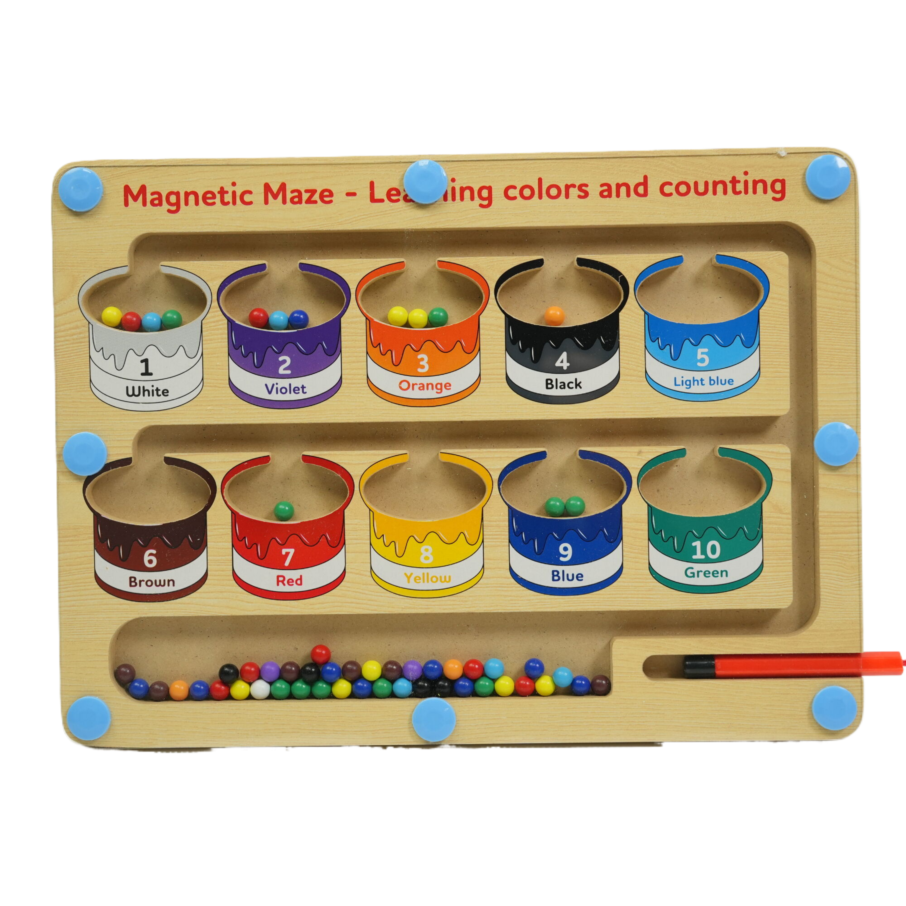 23-Magnetic Color Classification Labyrinth